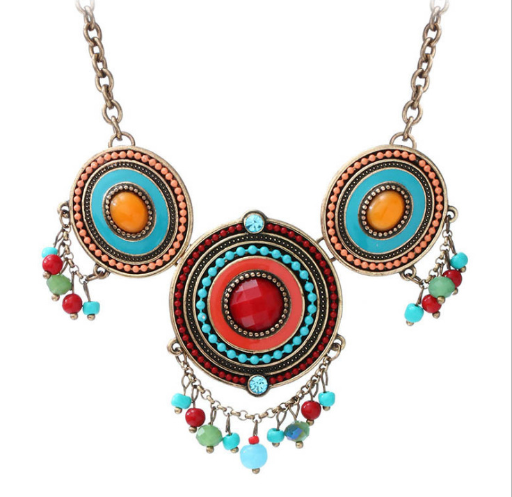 Crystalline Statement Collar Necklace